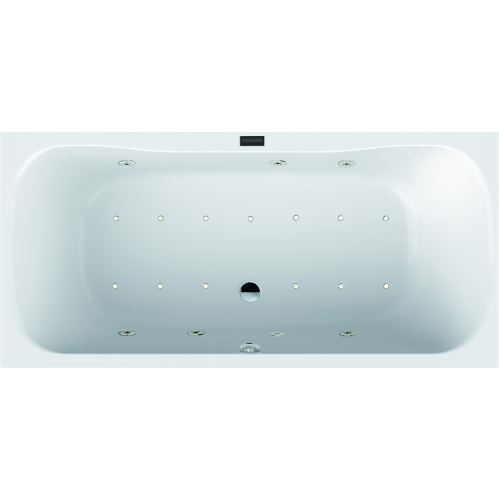 FORMAT Design Duo-Poolwanne 190x90cm, Comfort, weiß