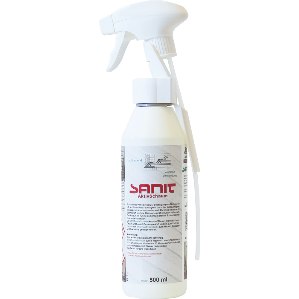 Sanit Aktivschaum 500 ml Flasche Schimmelfrei