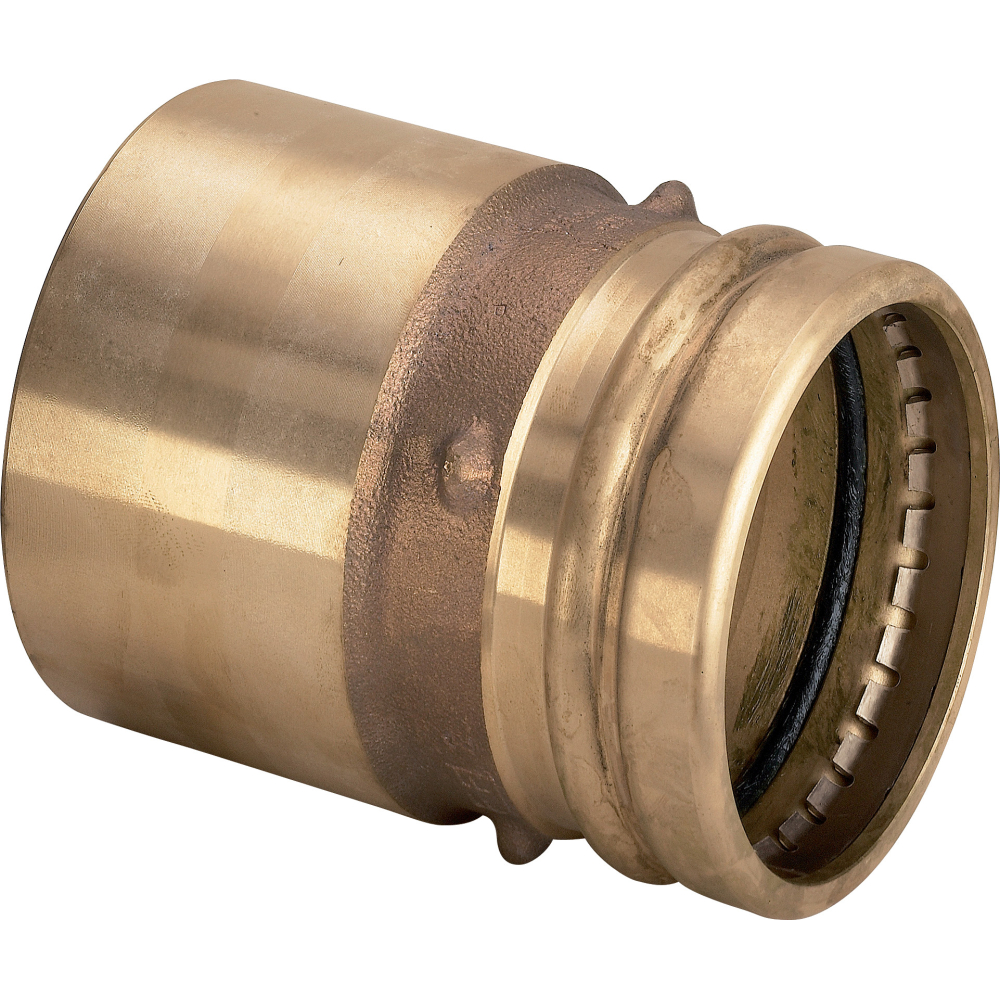 Viega Reduzierstück Sanpress 2215.1LF 54x35mm, m SC-Contur, Labs frei, Rotguss