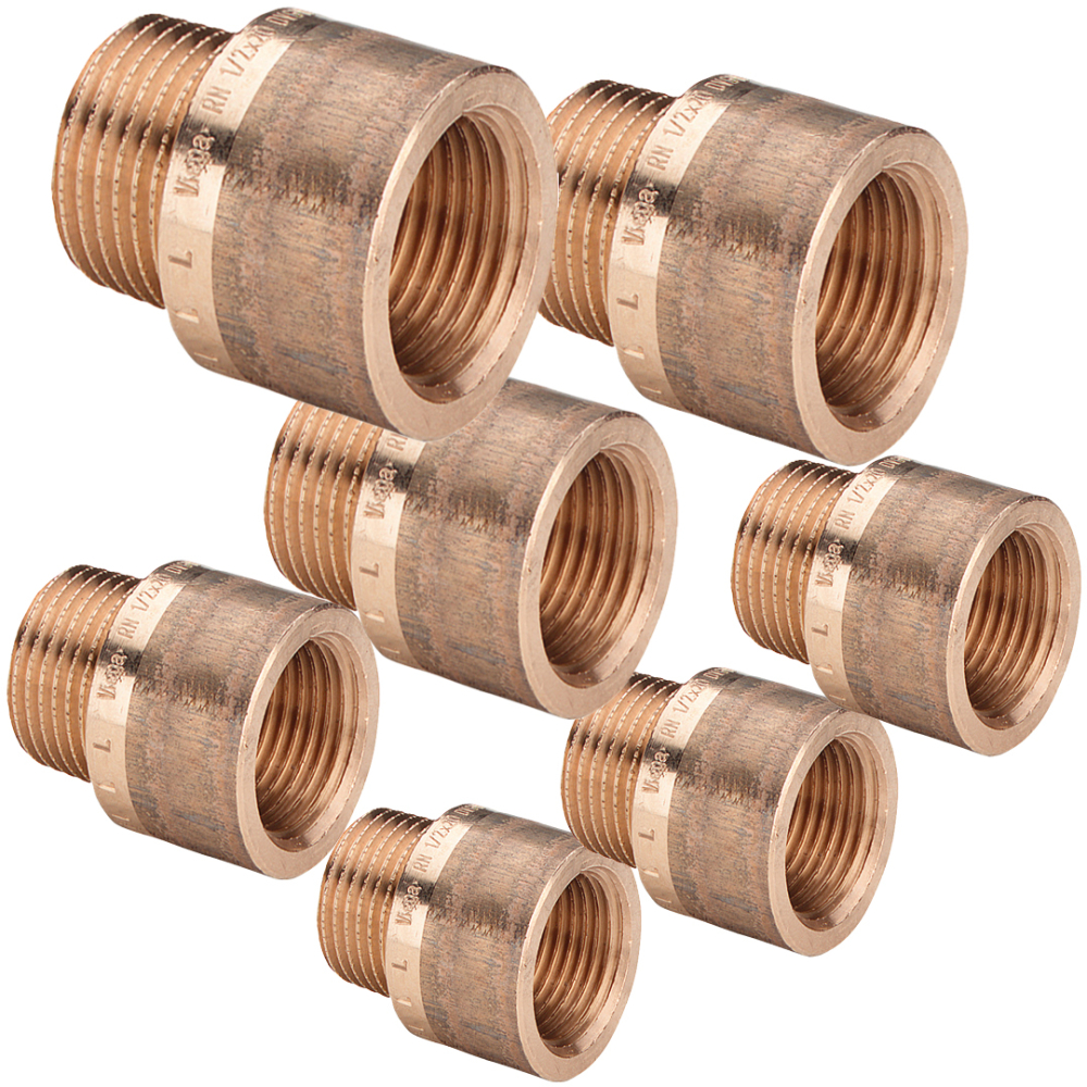 Viega Hahnverlängerung Rotguss Set 1/2" 15-50mm (1 Paket á 70 Stück)