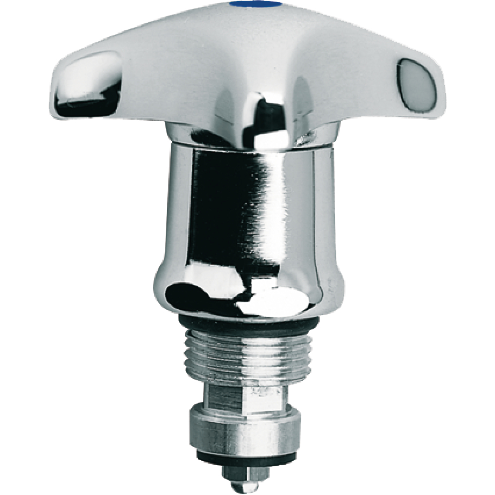 FORMAT Tec Oberteil Trecorn blau/rot DN 15, 1/2", 3-Sterngr., Mess. vc.