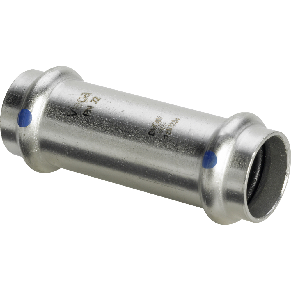 Viega Schiebemuf. Sanpress Inox 2315.5LF 22mm, mit SC- Contur, labs-frei