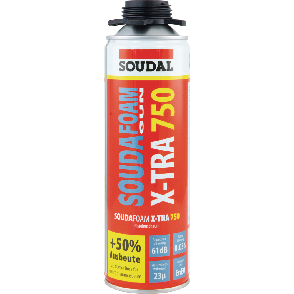 SOUDAL PU-Hartschaum Soudafoam X-Tra 750 B2 500ml (MDI)