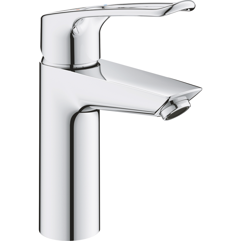 Waschtischarmatur Eurosmart 23981_3 M-Size offener Hebel PO-Ablaufgrt. chrom