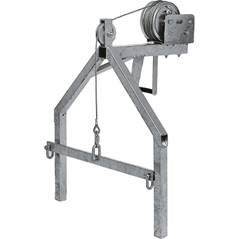 Handwinde mit Gestell Seillänge 20m
