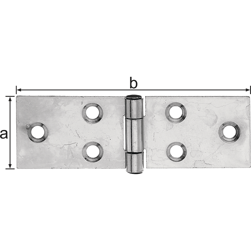 Scharnier 40x162mm breit verzinkt