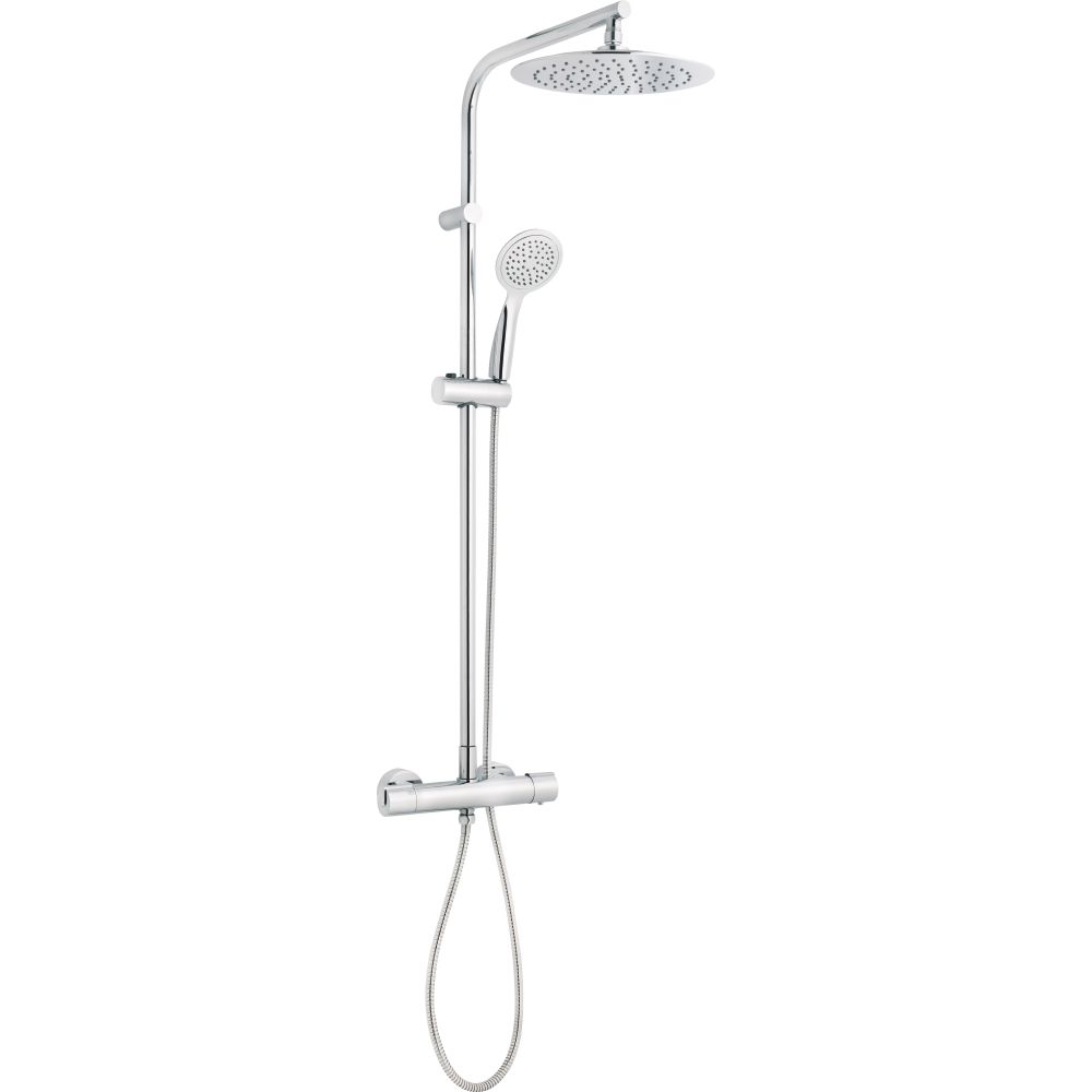 Therm.-Regenbrausesystem basic m.Handbr. chrom