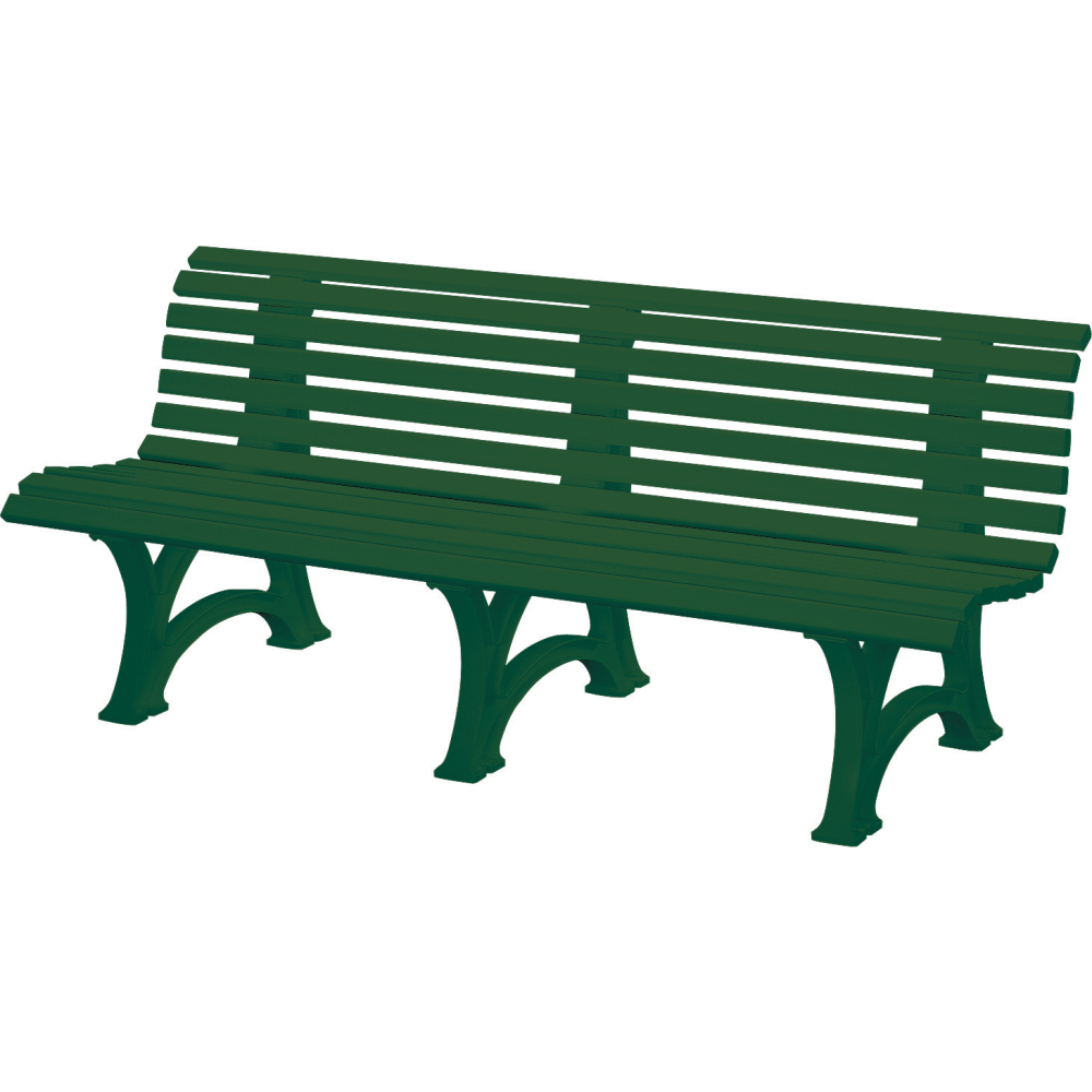 Bank Mod. Borkum 4 Sit grün 200 cm