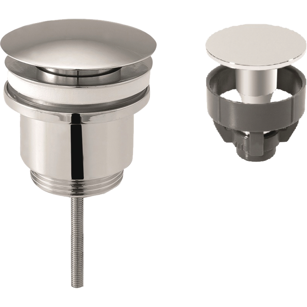 FORMAT Tec Design-Ablaufventil-Set für Becken ab Stärke 0.1mm, chrom