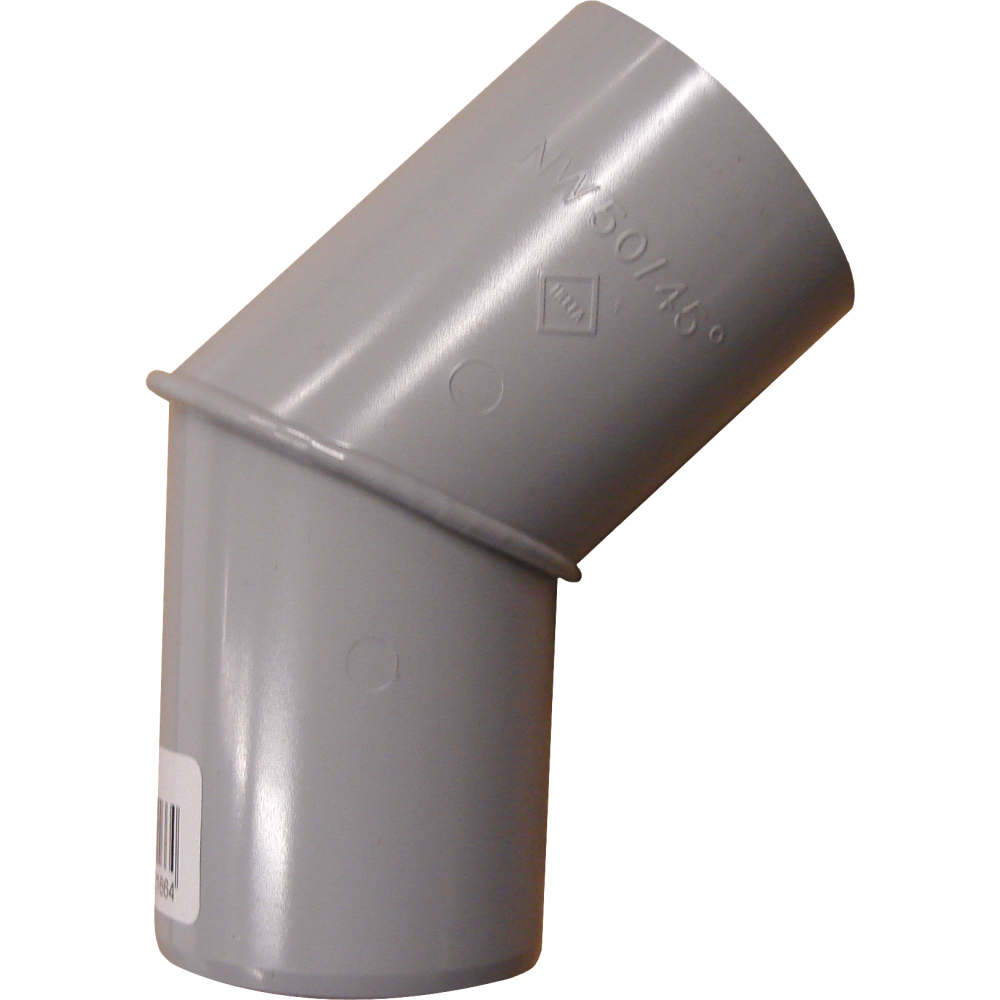 Bogen Inefa grau DN 50 45°