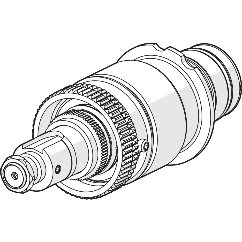 Temperaturregeleinheit u. Adapter 1/2" Hansa